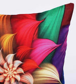 गैलरी व्यूवर में इमेज लोड करें, Detec™ Digital Printed Jute Floral Pattern 24x24 Inch Cushion Covers (Set Of 5)
