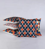 Load image into Gallery viewer, Detec™ Jute Geometric Pattern 16x16 Inch Cushion Covers (Set Of 5)
