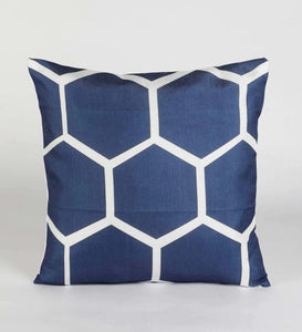 Detec™ Jute Geometric Pattern 24x24 Inch Cushion Covers (Set Of 4)
