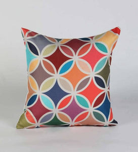 Detec™ Jute Geometric Pattern 12x12 Inch Cushion Covers (Set Of 5)
