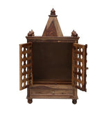 Load image into Gallery viewer, WoodenMood Sheesham Wood Pooja Mandir Without Door
