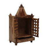 Load image into Gallery viewer, WoodenMood Sheesham Wood Pooja Mandir Without Door
