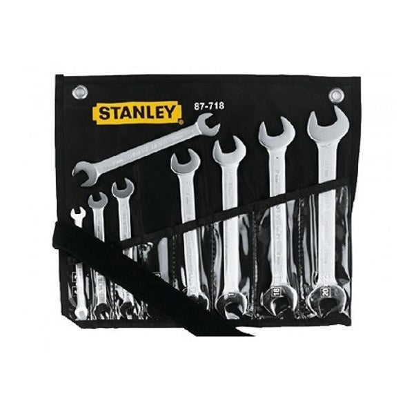 Stanley Slimline Double Open End Spanner Set - CRV