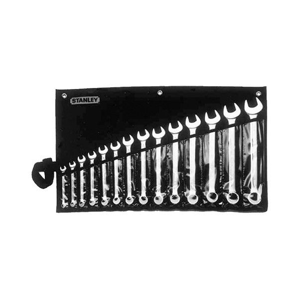 Stanley Slimline Combination Spanner Set - CRV