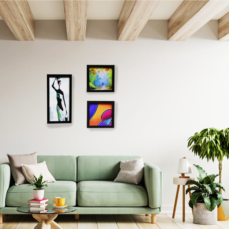 Detec™  Wall Art Painting (Set of 3)