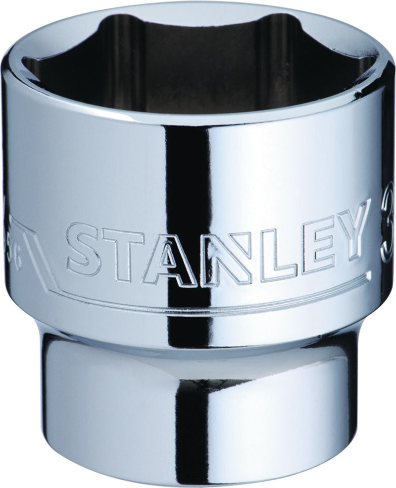 Stanley 1/2 Inch 6 PT Standard Socket (Hex) (Set of 5)