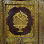 Load image into Gallery viewer, Detec™  Pure Sheesham Wood Almirah  with Brass Patra
