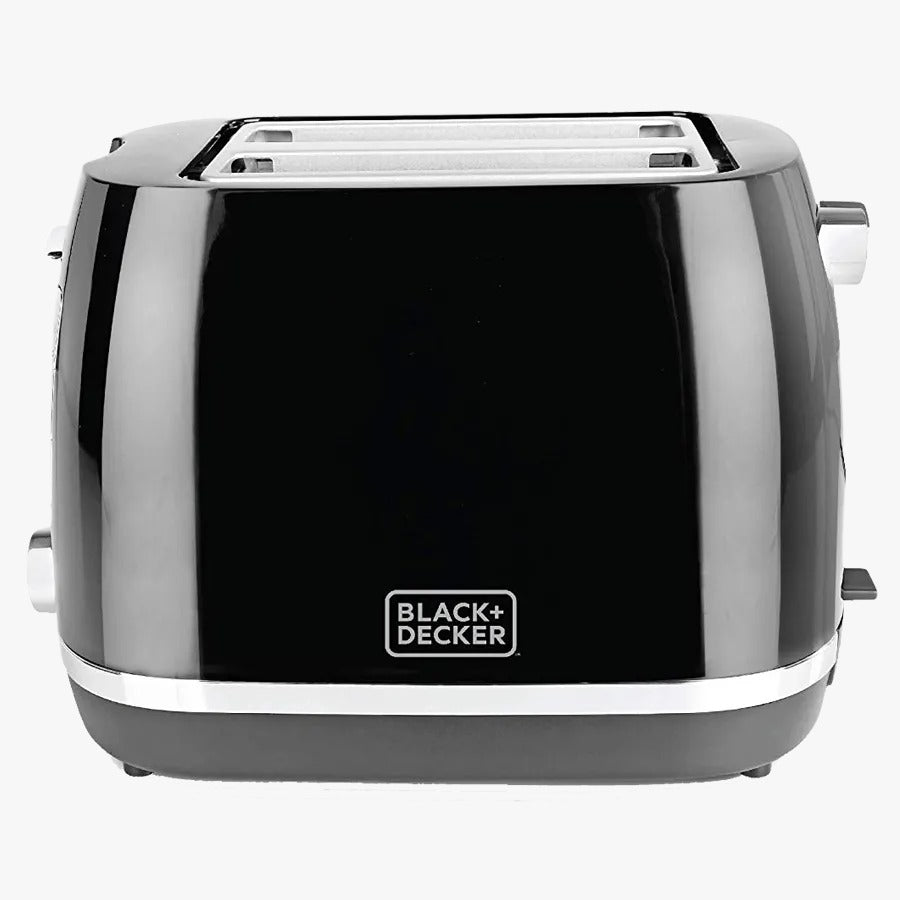 Black+Decker 2 Slice Pop-up Toaster with Bun Warmer-870W