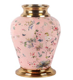 गैलरी व्यूवर में इमेज लोड करें, Brass Pink Vase - Rishan Lifestyle
