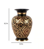 Load image into Gallery viewer, Detec Brass Black Assorted Vase - Rishan Lifestyle
