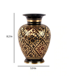 Detec Brass Black Assorted Vase - Rishan Lifestyle
