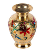गैलरी व्यूवर में इमेज लोड करें, Detec Brass Golden Vase - Vase - Rishan Lifestyle
