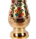 Load image into Gallery viewer, Detec Brass Golden Vase - Rishan Lifestyle
