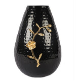 Load image into Gallery viewer, Detec Brass Black Vase - Rishan Lifestyle
