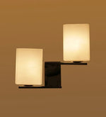 Load image into Gallery viewer, Detec Alroy White &amp; Chrome Duo Wall Light
