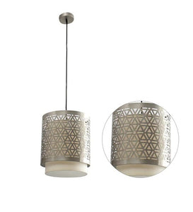 Detec Maday Etched Dual Shade Hanging Light