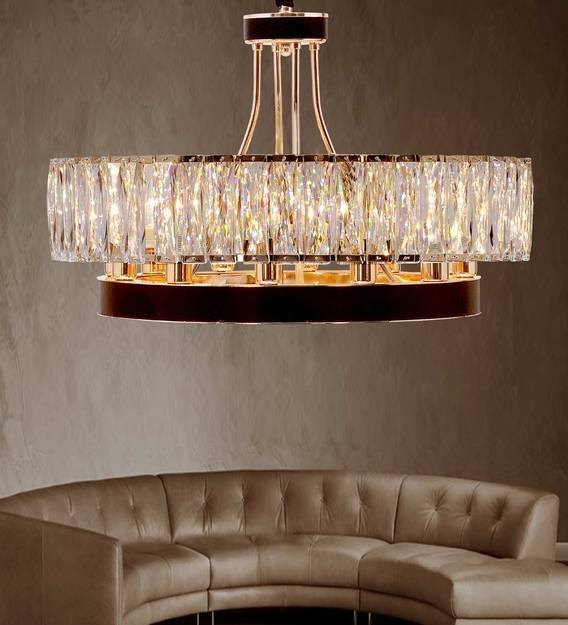 Detec Derek 12 Light Crystal Chandelier