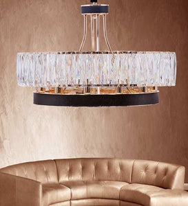 Detec Derek 12 Light Crystal Chandelier