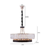 Load image into Gallery viewer, Detec Derek 12 Light Crystal Chandelier
