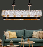 Load image into Gallery viewer, Detec Derek Longitude 12 Light Crystal Chandelier
