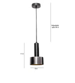 Load image into Gallery viewer, Detec Teun Dual Matte Black and Nickel Hanging Light 
