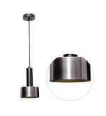 Load image into Gallery viewer, Detec Teun Dual Matte Black and Nickel Hanging Light 
