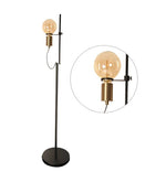 Load image into Gallery viewer, Detec Malcolm Adjustable Matte Black Floor Lamp
