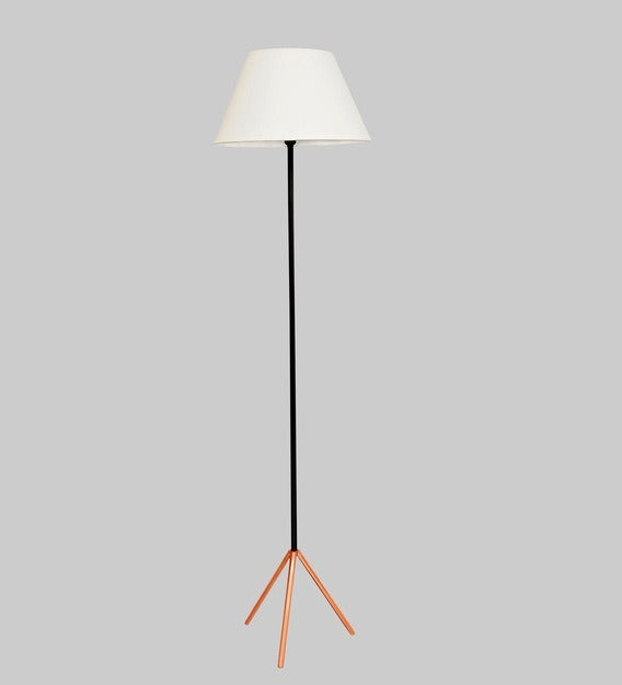 Detec Mizuko Matte Black and Copper Floor Lamp