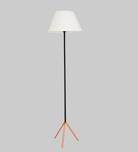 Detec Mizuko Matte Black and Copper Floor Lamp