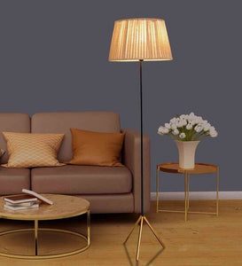 Detec Mizuko Matte Black and Copper Floor Lamp