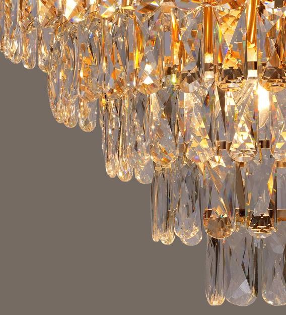 Detec Keys to the Kingdom 12 Light Crystal Chandelier