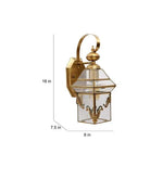 Load image into Gallery viewer, Detec Dunellon Classic Brass Wall Light
