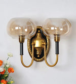 गैलरी व्यूवर में इमेज लोड करें, Detec Boykin Dual Glass Shade Oblic Two Wall Light
