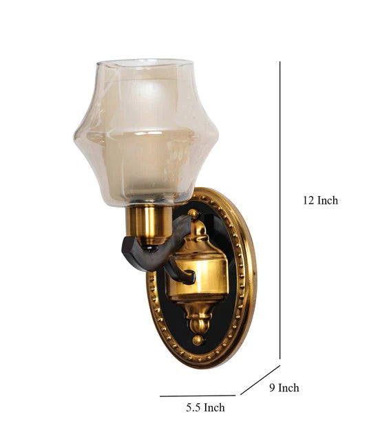 Detec Mysville Dual Glass Shade Wall Light