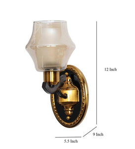 Detec Mysville Dual Glass Shade Wall Light