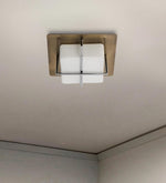 Load image into Gallery viewer, Detec Piquette Chrome Solid Metal Ceiling Light
