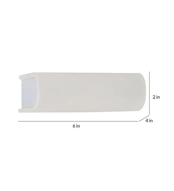 Detec Westhope White Glass Wall Light