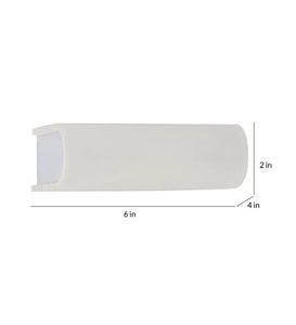 Detec Westhope White Glass Wall Light