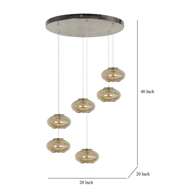 Detec Mager Smoke Lushter Hanging Lamp