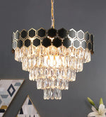 Load image into Gallery viewer, Detec  Stavith Saturn Five Layer Modern Crystal Chandelier
