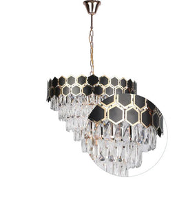 Detec  Stavith Saturn Five Layer Modern Crystal Chandelier