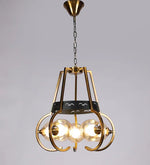 Load image into Gallery viewer, Detec Hartwell Five Light Fusion Brass Finish Chandelier
