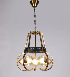 Detec Hartwell Five Light Fusion Brass Finish Chandelier