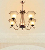 Load image into Gallery viewer, Detec Heulwen Metal &amp; Glass Colonial Chandelier
