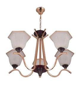 Detec Heulwen Metal & Glass Colonial Chandelier