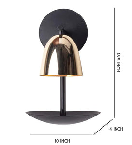 Detec Pitchford Black and Copper Wall Sconce