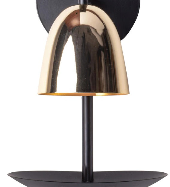 Detec Pitchford Black and Copper Wall Sconce