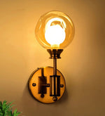 Load image into Gallery viewer, Detec Caleb Amber Thumb Pressed Wall Sconce
