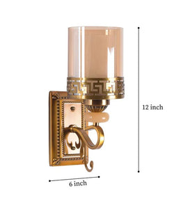 Detec Yosmitte Designer Trim Double Glass Wall Light