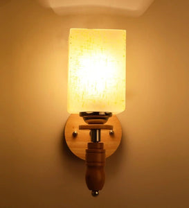 Detec Orwell Wood and Glass Wall Light